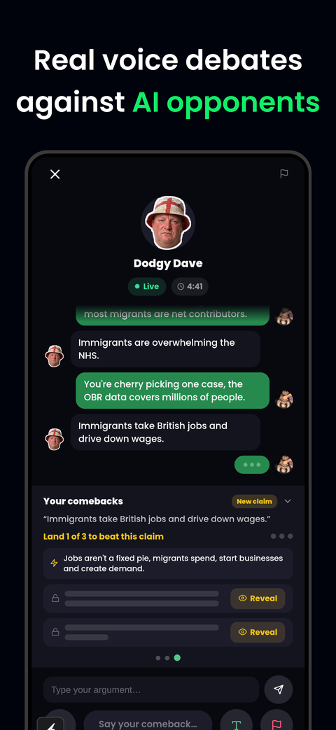 A live voice debate in Last Word